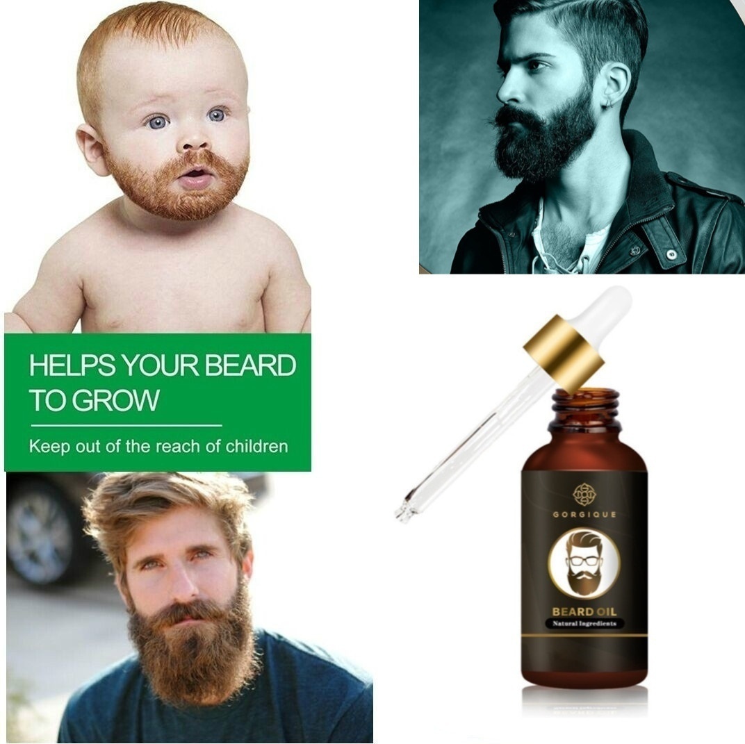 Beard Nourishing Oil Beard Growth Essential Oil for Gentleman 100% Pure Natural(5/15/30/50ml)