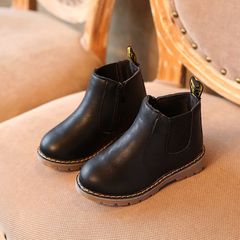 Children's fashion Martin boots-Black Boys and girls Shoes Boots Black 30