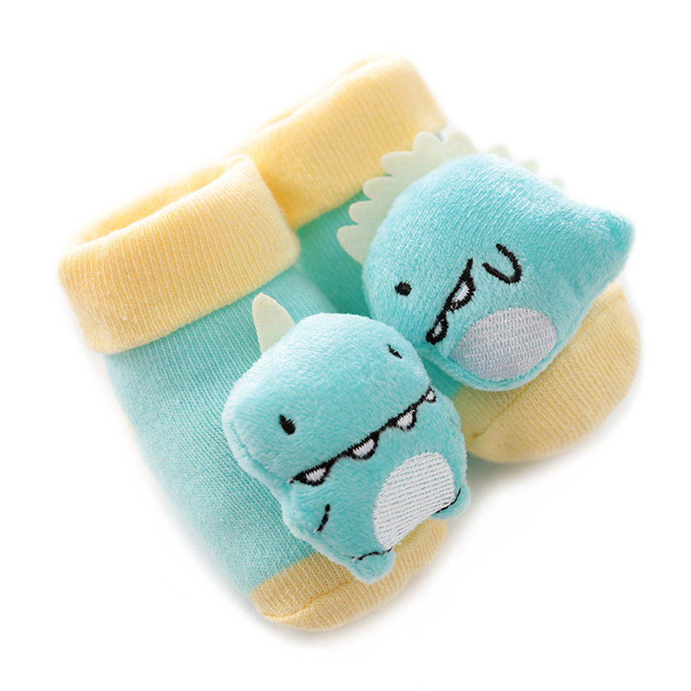 Cartoon Baby Socks  Anti-Slip Newborn Rattle Socks Cute Autumn Floor Cotton Socks Warm Boots