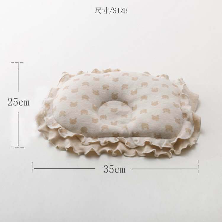 2021 new newborn stereotyped color cotton pillow baby cotton baby pillow