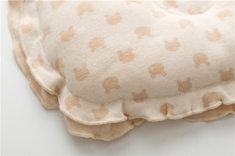 2021 new newborn stereotyped color cotton pillow baby cotton baby pillow