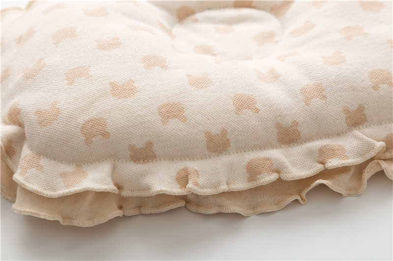 2021 new newborn stereotyped color cotton pillow baby cotton baby pillow