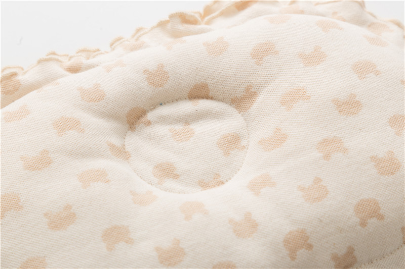 2021 new newborn stereotyped color cotton pillow baby cotton baby pillow