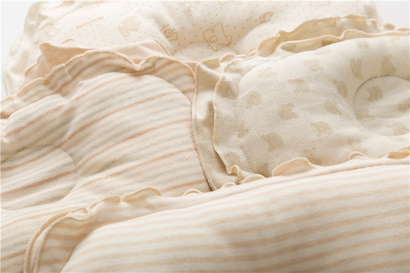 2021 new newborn stereotyped color cotton pillow baby cotton baby pillow