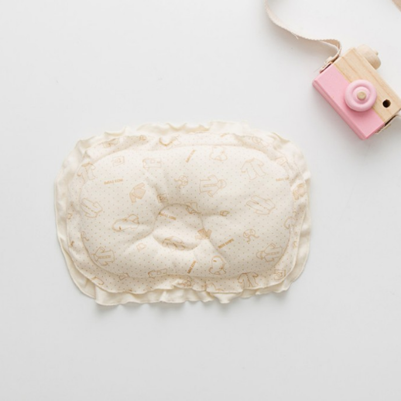 2021 new newborn stereotyped color cotton pillow baby cotton baby pillow