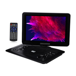 10 inch portable mobile DVD small TV player 270 degree rotation HD display built in card reader USB