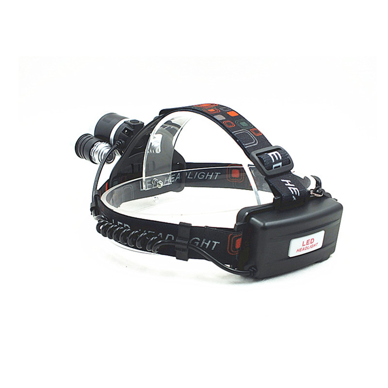 3LED headlamp aluminum alloy strong light charging headlamp three lamps aircraft lamp T6 headlamp