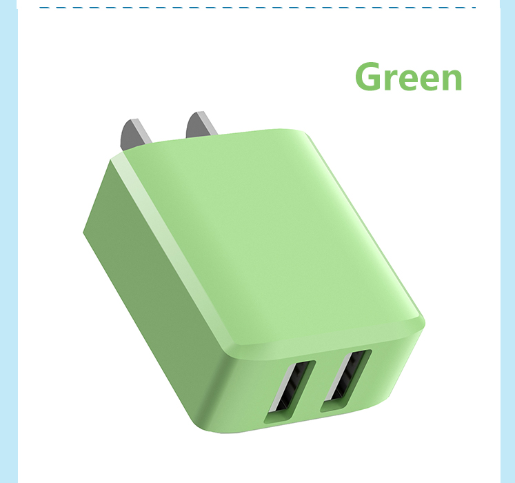Macaron color 5V2A charger Macaron adapter for Apple Android Huawei phones