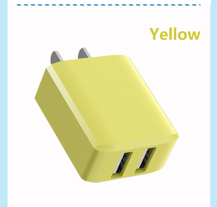 Macaron color 5V2A charger Macaron adapter for Apple Android Huawei phones
