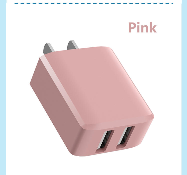 Macaron color 5V2A charger Macaron adapter for Apple Android Huawei phones