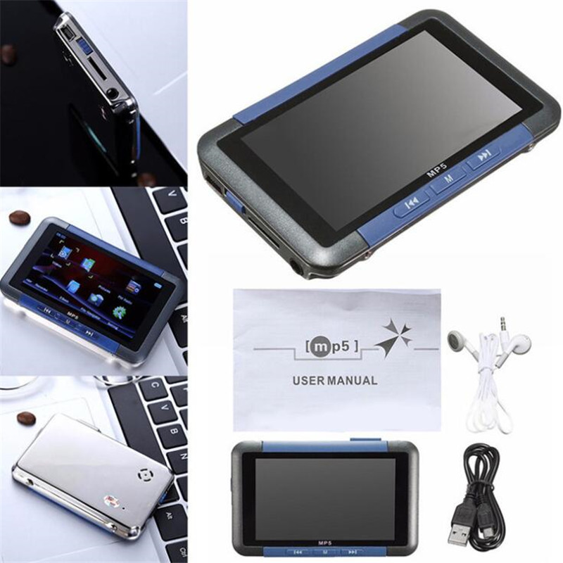 3LCD HD MP5 player video music media MP4 player FM radio 1280 x 720 support MP3 AAC WMA WMV FLAC MIC