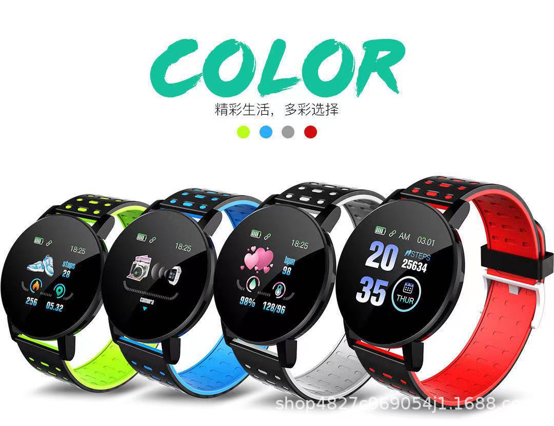 119plus sports smart Bracelet step watch Bluetooth watch 119s Watch Gift