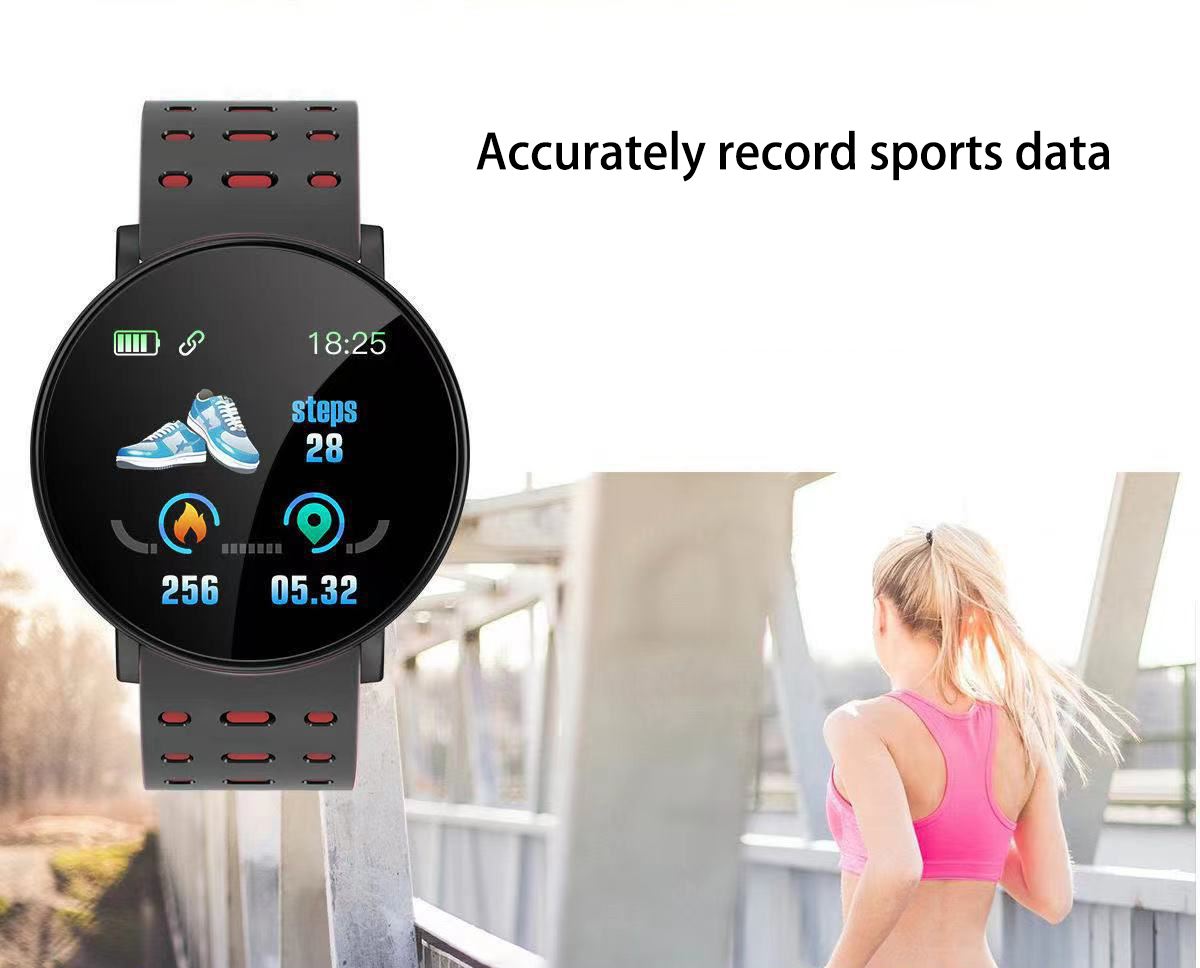 119plus sports smart Bracelet step watch Bluetooth watch 119s Watch Gift