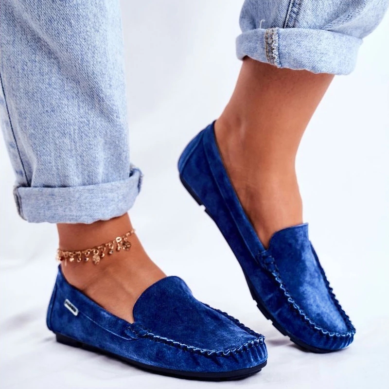 Shoes ladies shoes moccasin shoe ladies casual shoes sewing suede flat shoes women moccasins fashion