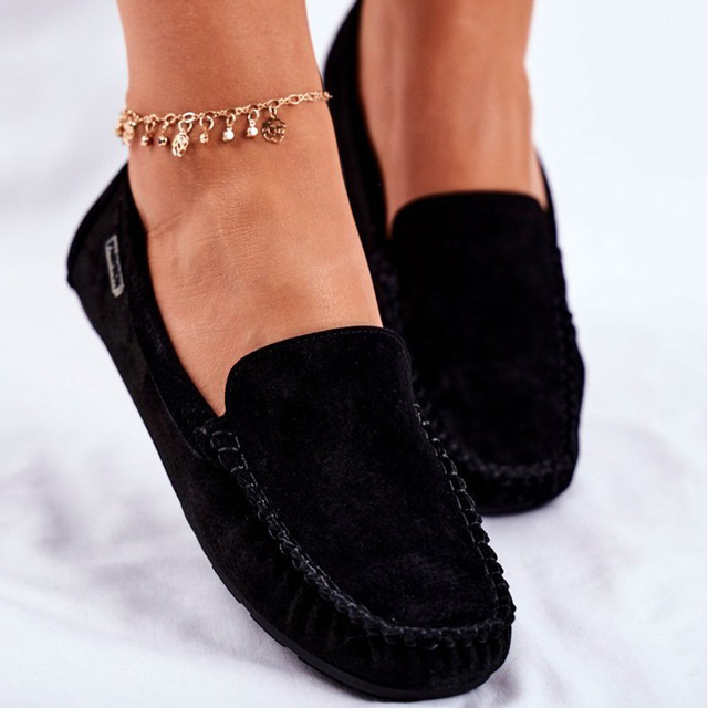 Shoes ladies shoes moccasin shoe ladies casual shoes sewing suede flat shoes women moccasins fashion