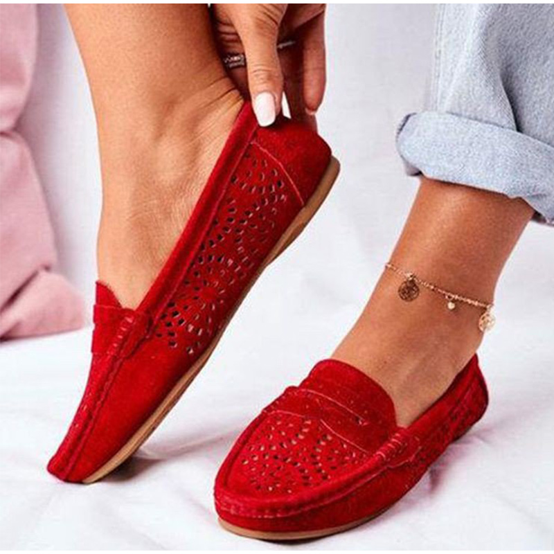 Shoes ladies shoes moccasin shoe ladies casual shoes sewing suede flat shoes women moccasins fashion