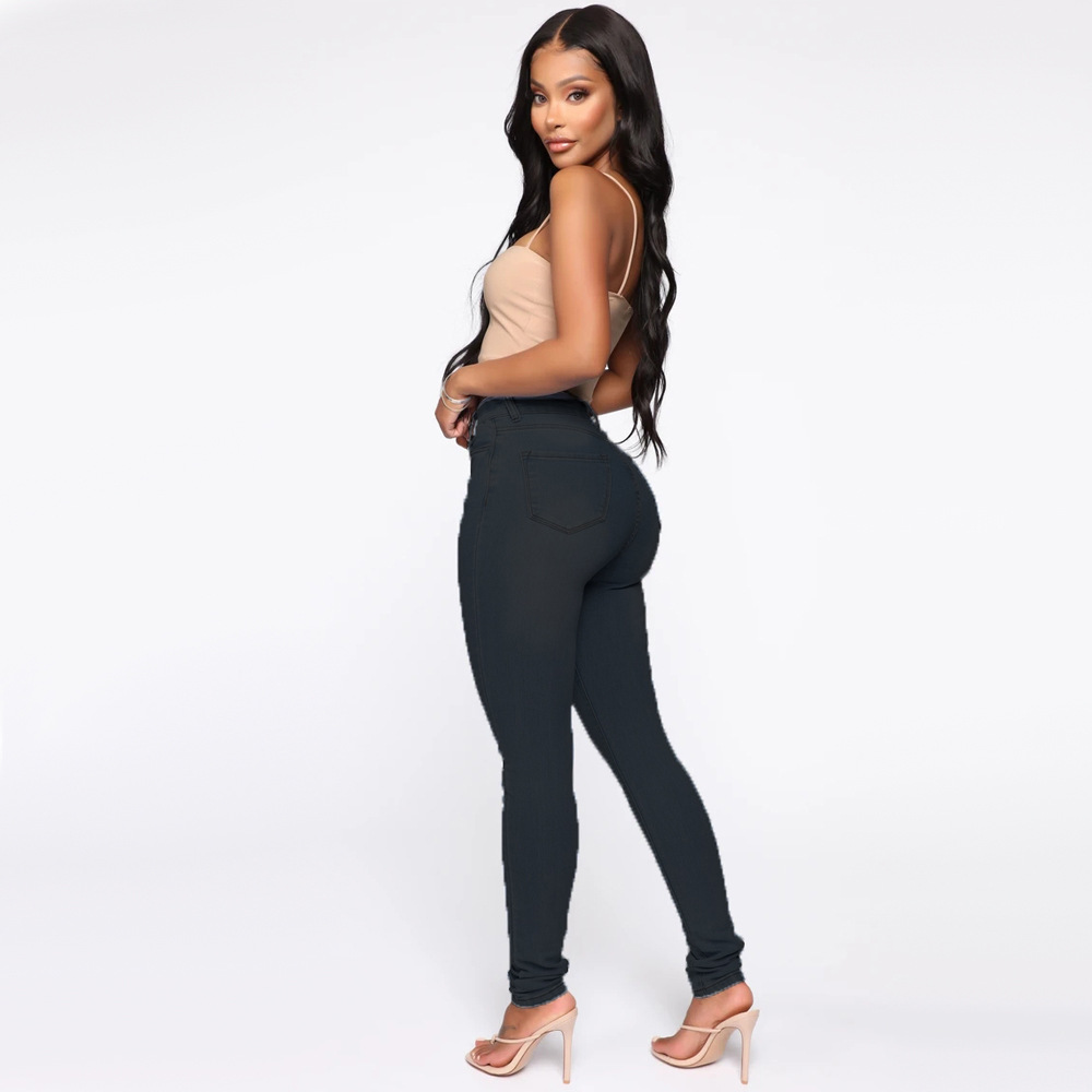 Jeans women's high waist sexy skinny pants strong stretch jeans women's clothing