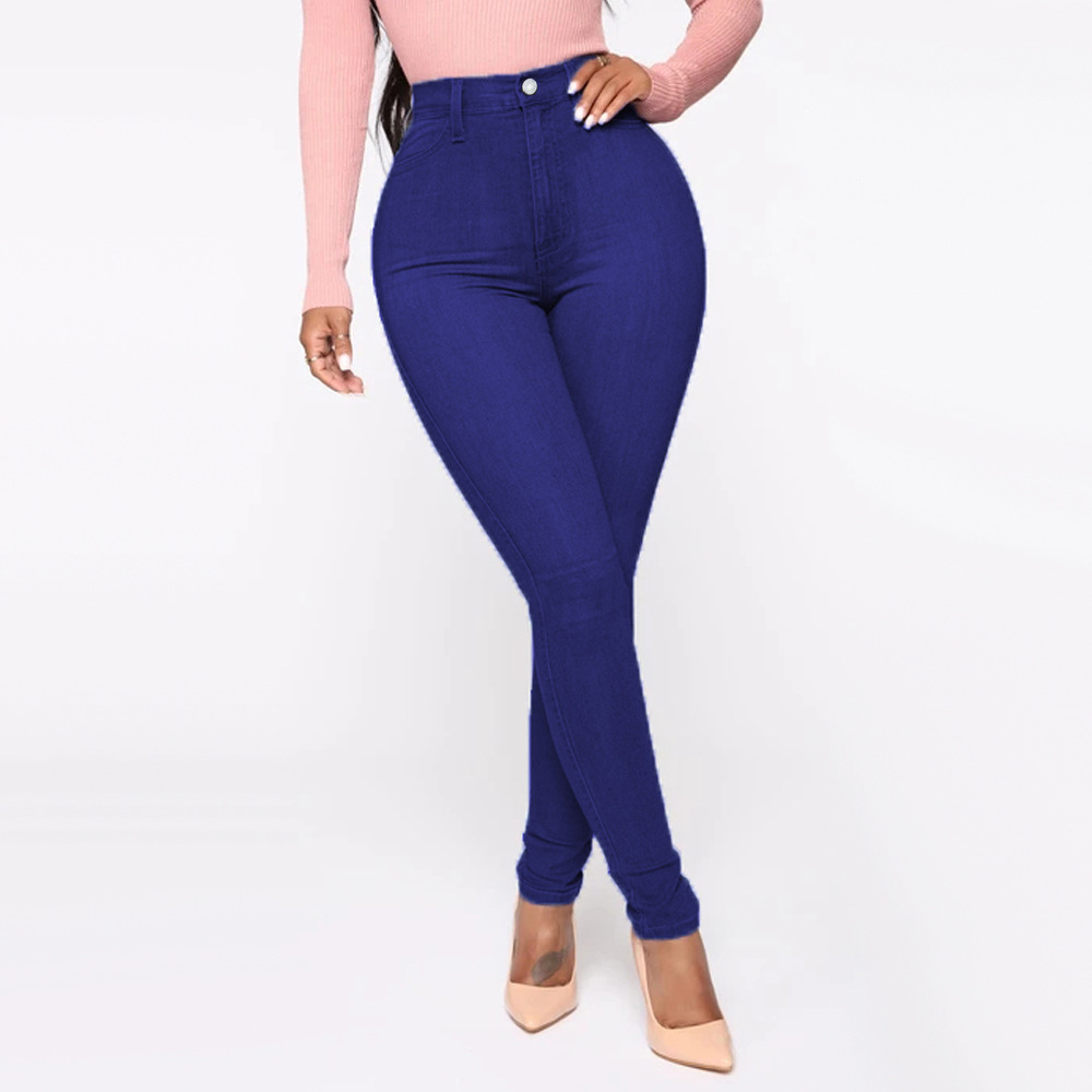 Jeans women's high waist sexy skinny pants strong stretch jeans women's clothing