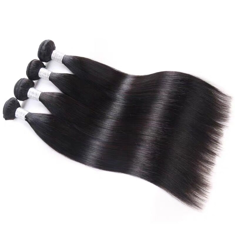 Straight brazilian real human hair bundle 100g