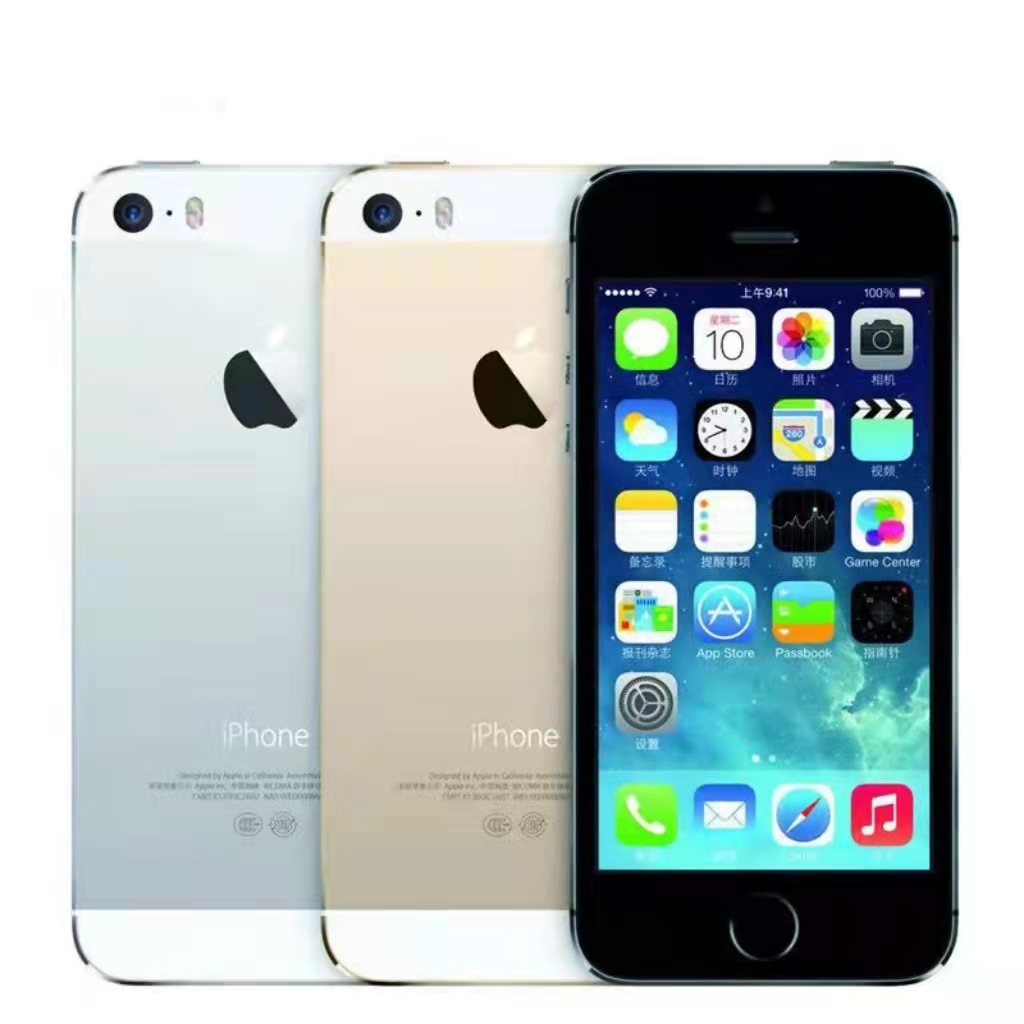 Refurbished Unlocked Apple iPhone 5s 16G/32G/64G Fingerprint IOS iphone5s Already installed YouTube, WhatsApp