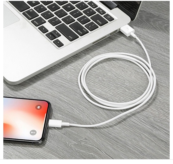 USB Charging Data Sync Fast Charger Cable For iPhone Android type-c Charge Wire Cord Line iphone White as picture