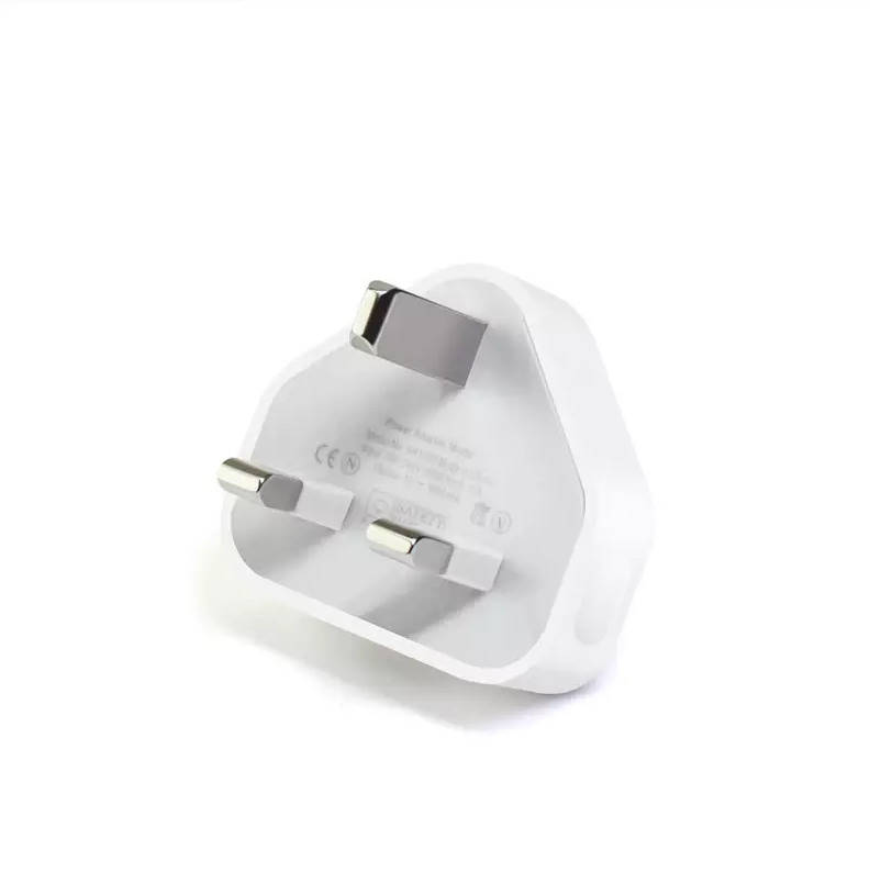 High quality 3 Pin UK Plug Single usb Charger AC usb Power Adapter Charger 1A white one size white