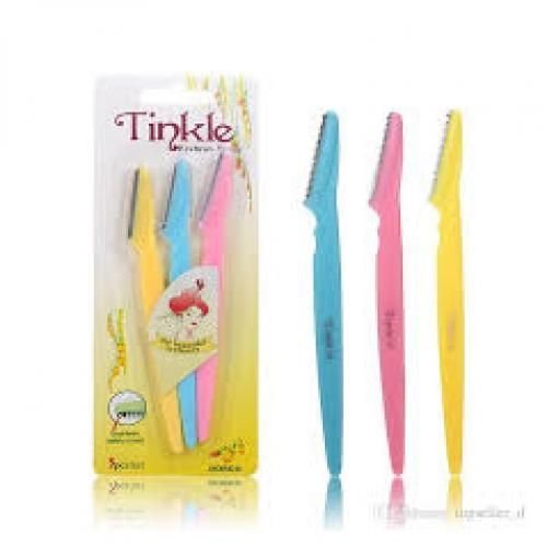 Tinkle Eyebrow Shaper Facial Hairs Razor 3pcs