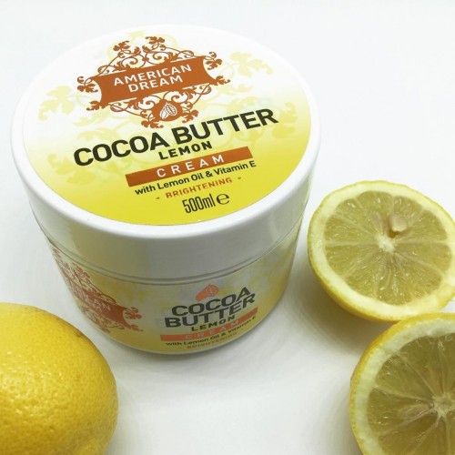 American Dream Cocoa Butter Lemon Brightening Cream (500ml)