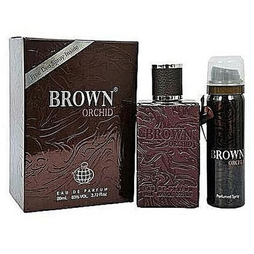 Brown Orchid Unisex Perfume EDP + Deo Spray