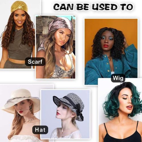 Fashion Non-Slip Wig Head Band Reusable No Glue Elastic Comfort Fix