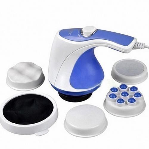 Relax &amp; Tone Spin Full Body Massager - Blue/White