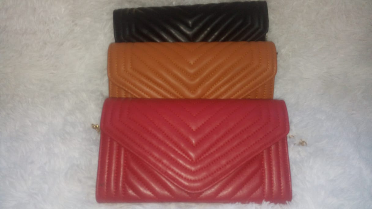 Ladies Leather Clutch Bag