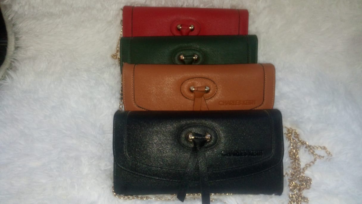Ladies Leather Clutch Bag