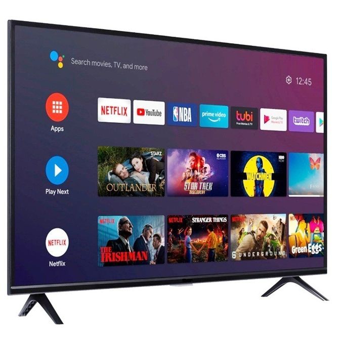 Vitron 43 inch Smart TV HTC 4388FS Android Television Full HD Frameless TV with Netflix Youtube Television 1GB+8GB,2*USB PORTS,3*HDMI PORTS +8 FREE GIFTS