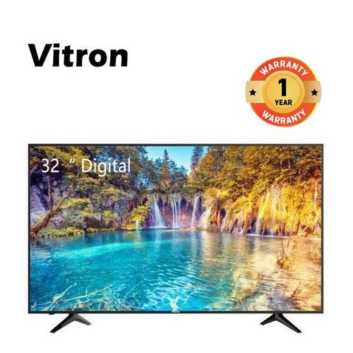 Vitron  HTC3218,32 Inch Frameless Digital LED TV InbuiltDecoder,USB,HDMI,VGA+FREE GIFTS