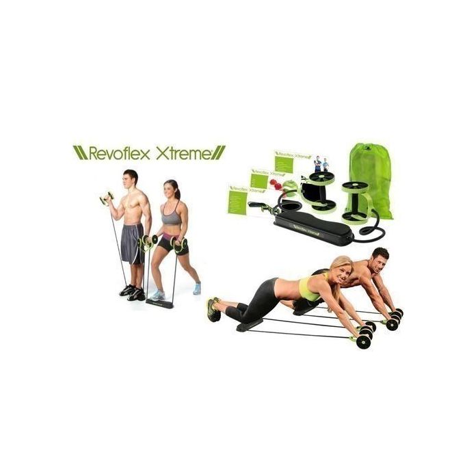 Revoflex Xtreme Home Total Body Fitness Gym Abs Trainer Resistance