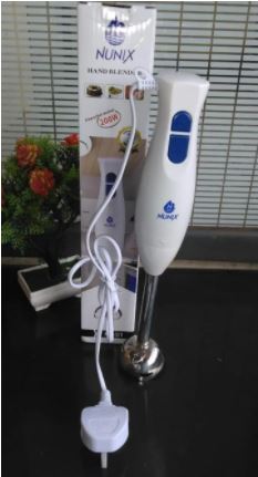 Nunix Hand Blender 2 Speed With Stainless Steel Blades