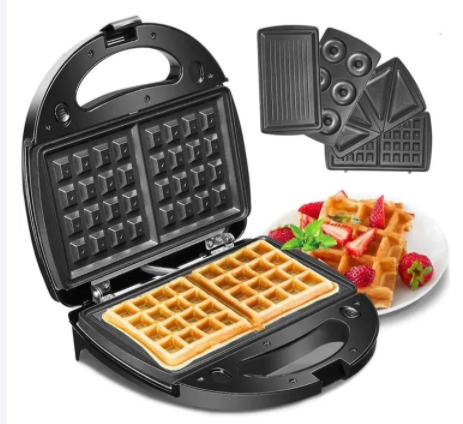 4 In 1 Sandwich, Waffle Maker, Doughnuts &amp; Grill