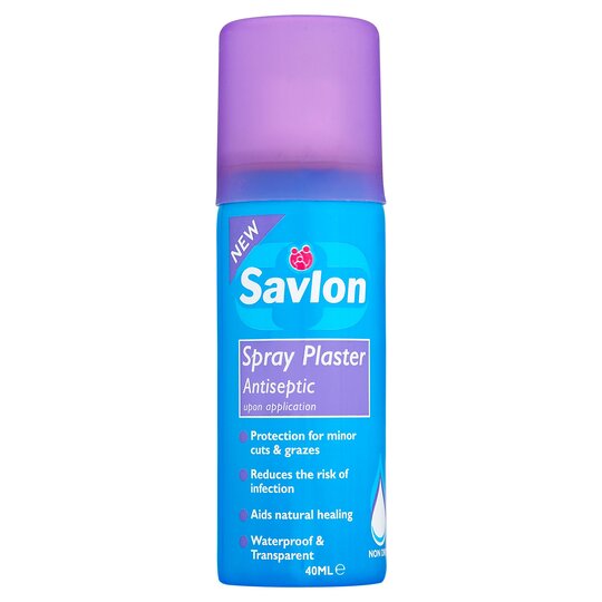 Savlon Spray Plaster For Wounds and Injuries 40ml