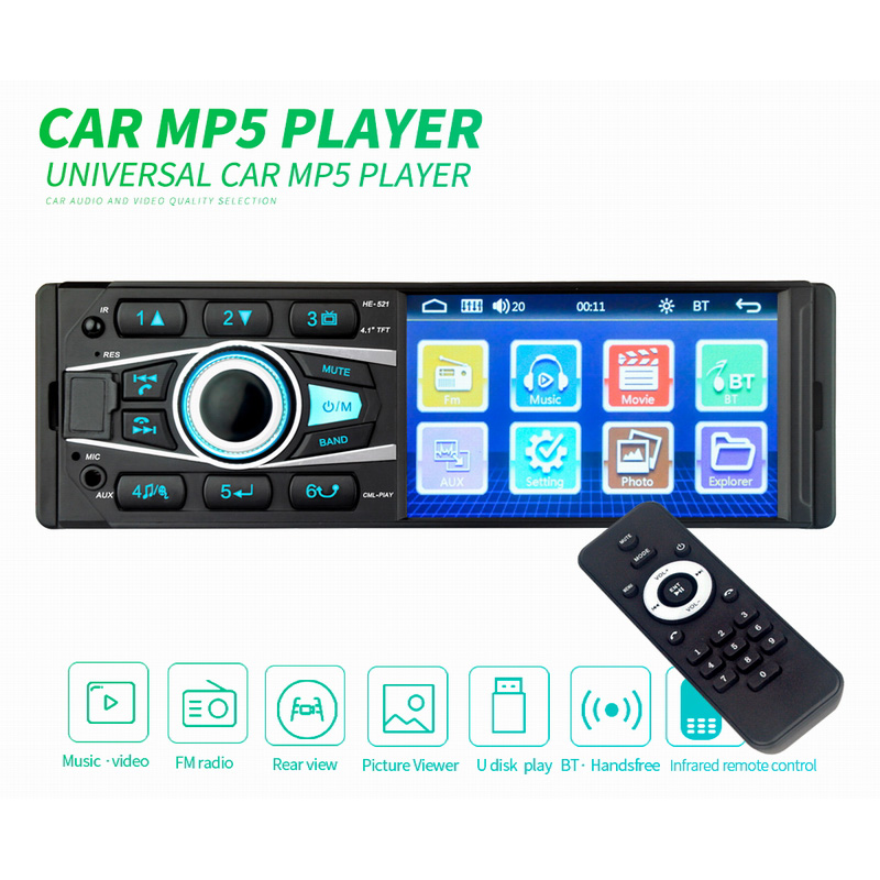 ouchuangbo Car USB Car Bluetooth MP3 player SD card U disk radio multimedia player car electronics