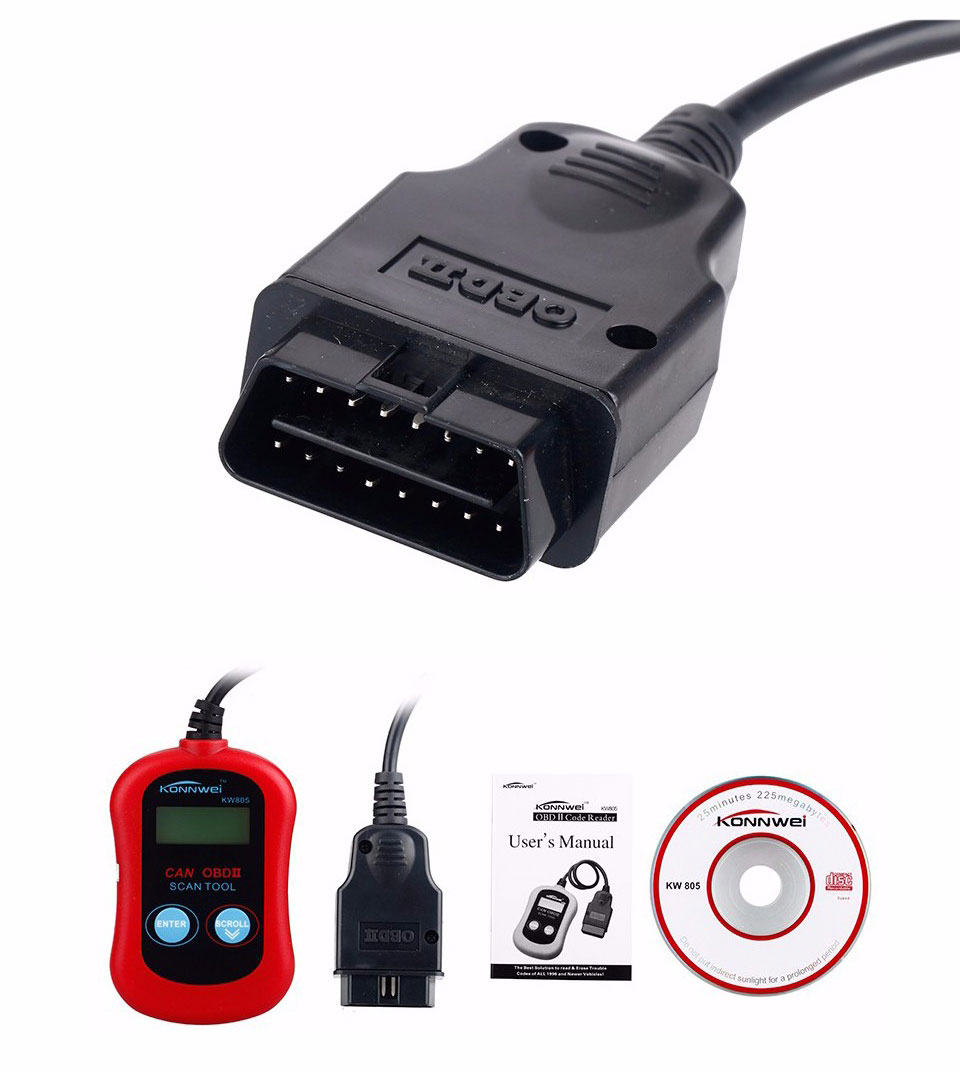 ouchuangbo KW805 car code reader can bus OBDII car diagnostic tool MS300 OBD2 scanner