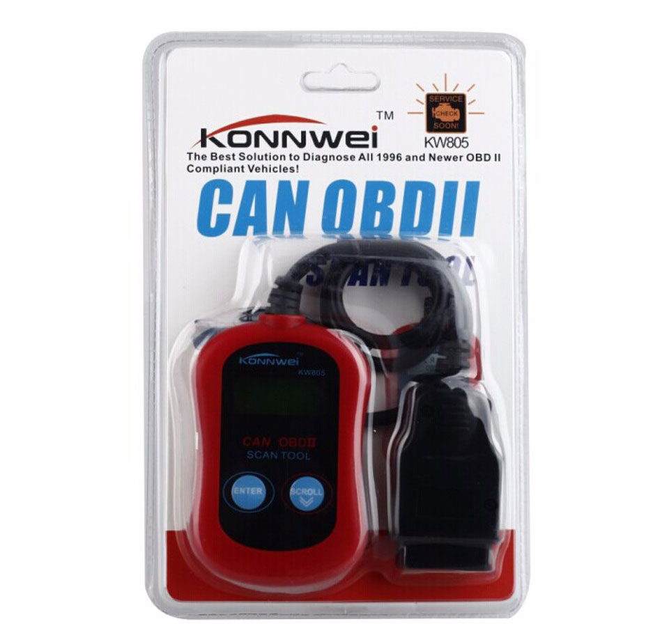 ouchuangbo KW805 car code reader can bus OBDII car diagnostic tool MS300 OBD2 scanner
