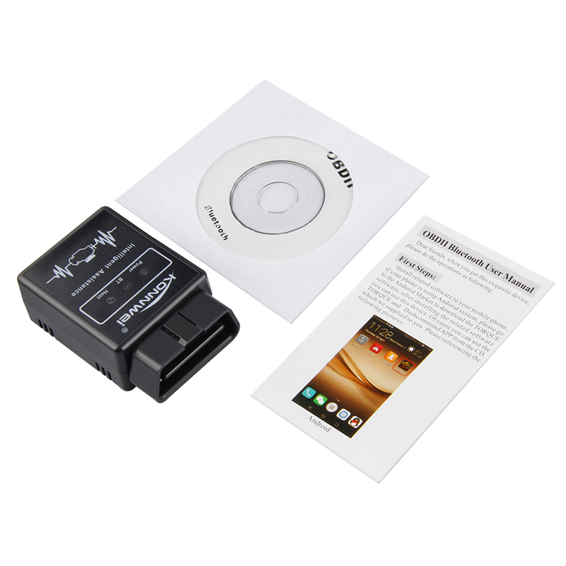 ouchuangbo KW912 OBD II vehicle code reader universal engine diagnostic tool scanner auto adapter