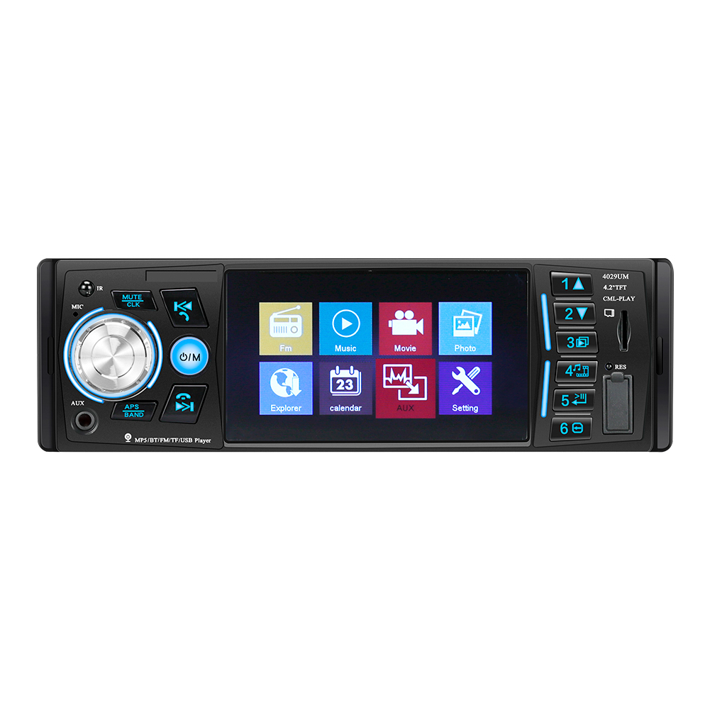 ouchuangbo 1 DIN 4.2 "high definition screen car radio stereo multimedia MP5 player Bluetooth