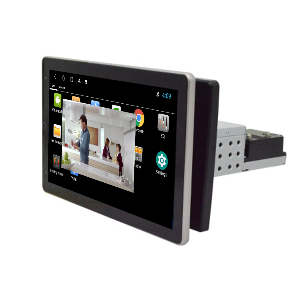 ouchuangbo10.1 &quot;rotating screen car radio Android 10.0 general navigation GPS Radio Player