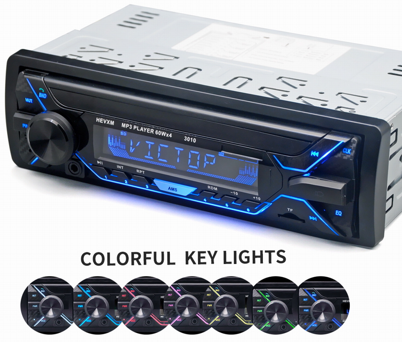 ouchuangbo Car radio stereo 12V Car FM radio MP3 audio player with USB / SD Bluetooth phone