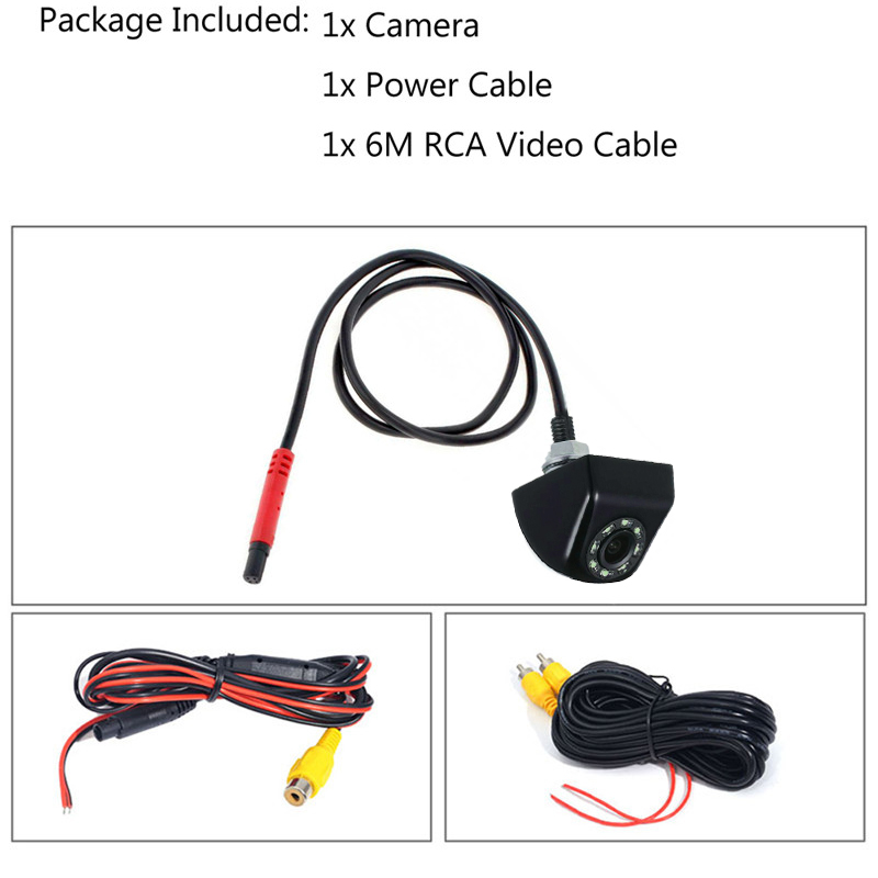 ouchuangbo HD waterproof night vision backup reversing mirror rear view parking camera