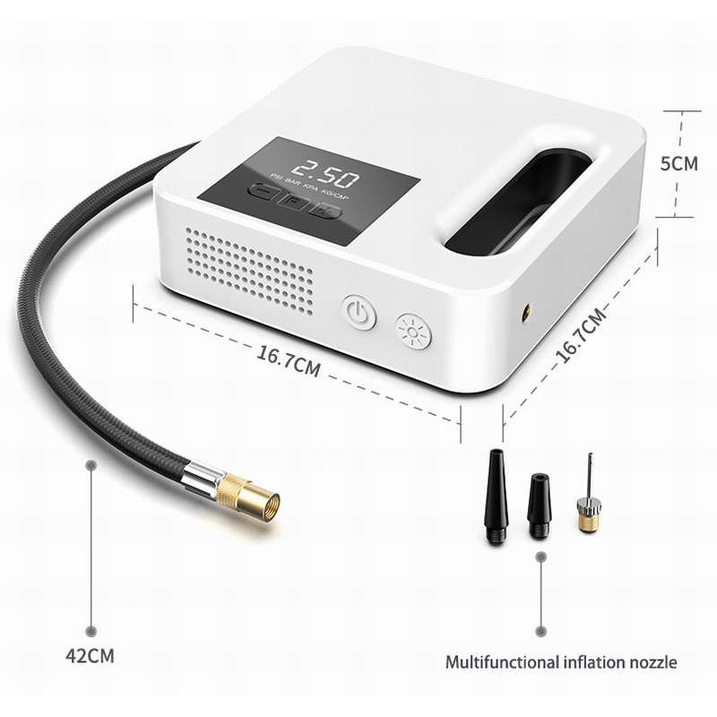 ouchuangbo Vehicle air compressor 12V portable electric vehicle inflation pump mini car tire pump