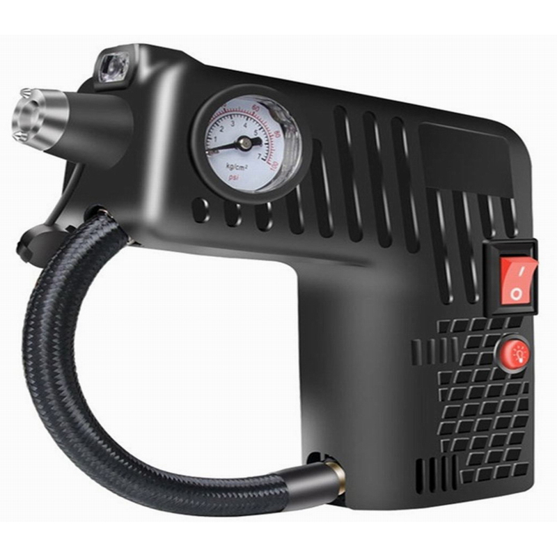 ouuchaungbo Multifunctional Car Tire Inflator Air Compressor 12V Electric Car Tire Air Pump Car Motorcycle Car Bike