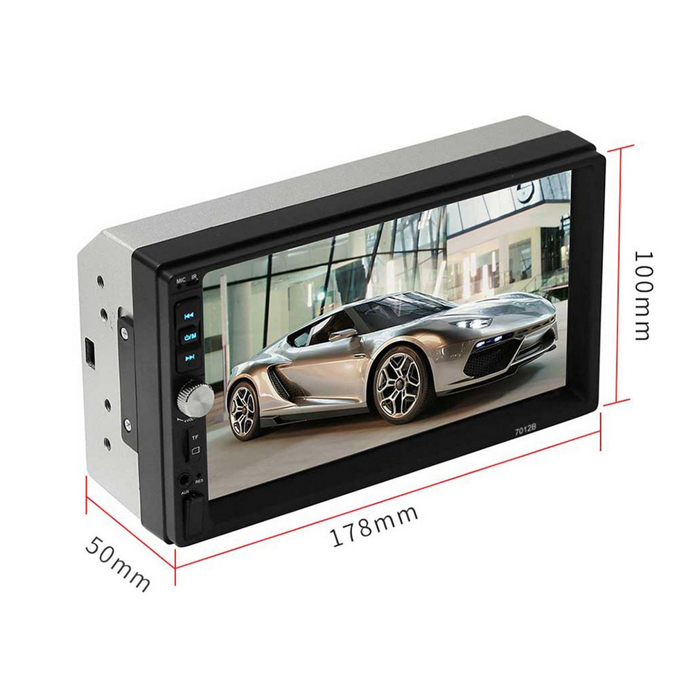 ouchuangbo 7 inch Car Radio  Double Din Universal Car Bluetooth MP5 Player Support Reverse Camera